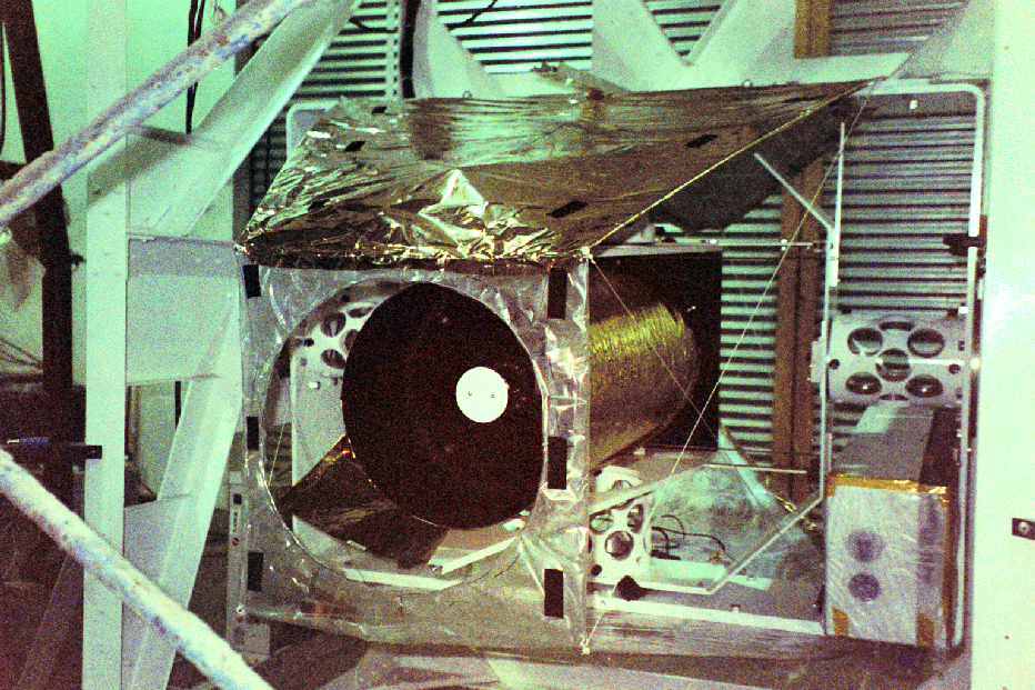 Photo of front side of telescope